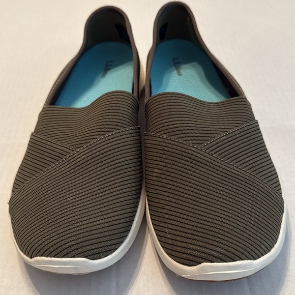 L.L  Bean Women's Green Back Cove Slip-Ons Size 8 - Picture 2 of 12